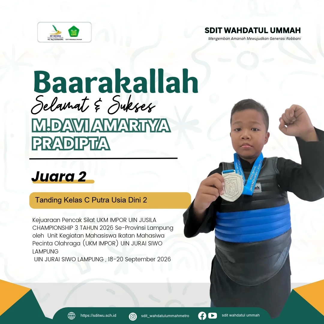 Juara 2 Tanding Kelas C Putra Usia Dini 2