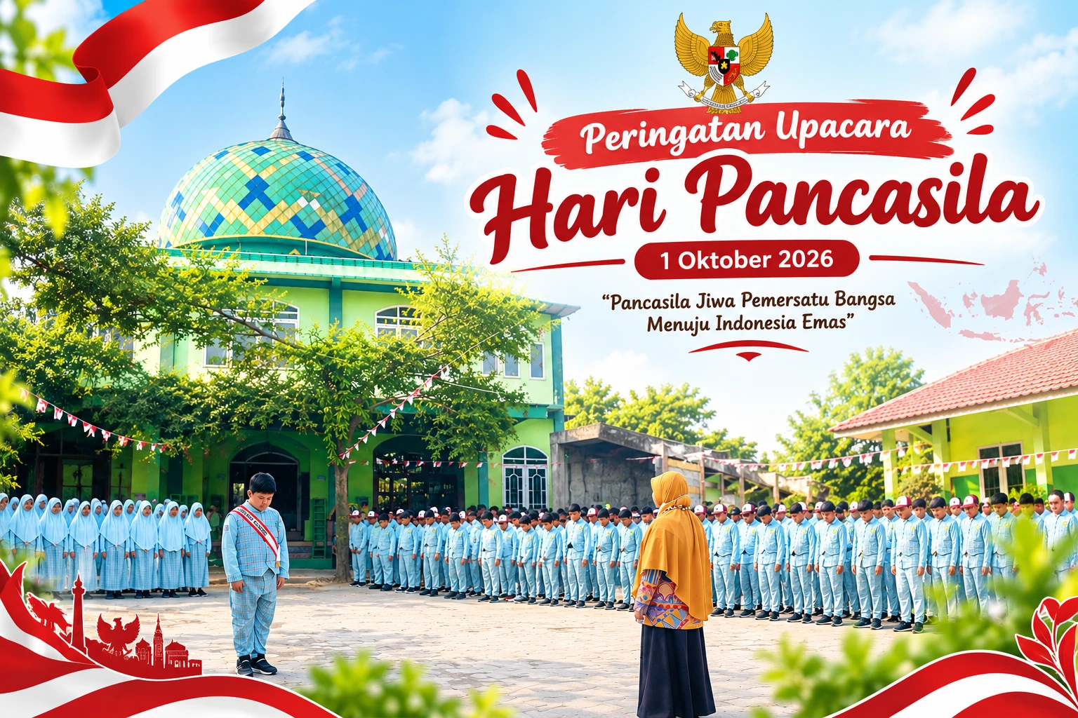 Upacara Memperingati Hari pancasila 1 Oktober 2026